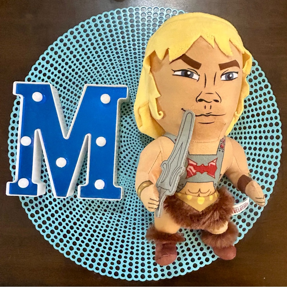 HE-MAN Revelation Large Plush Toy 12” Masters Of The Universe, used